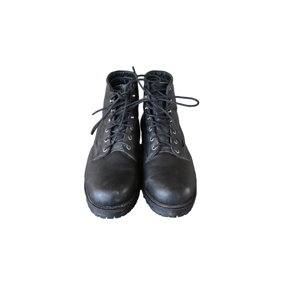 Indian Motorcycle Boots Mens Size 10 W Black Leather - Picture 2 of 13